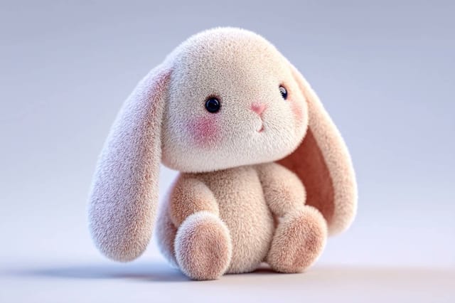 Attached example render for the Plush Pop Render prompt