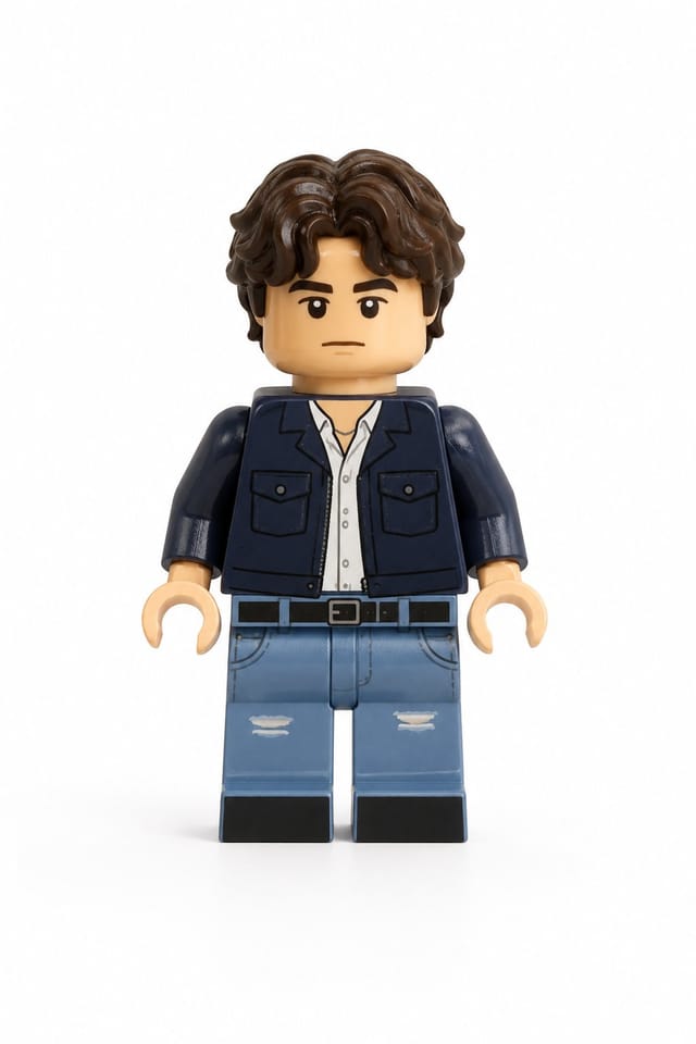 LEGO minifigure portrait transformation based on an uploaded person photo